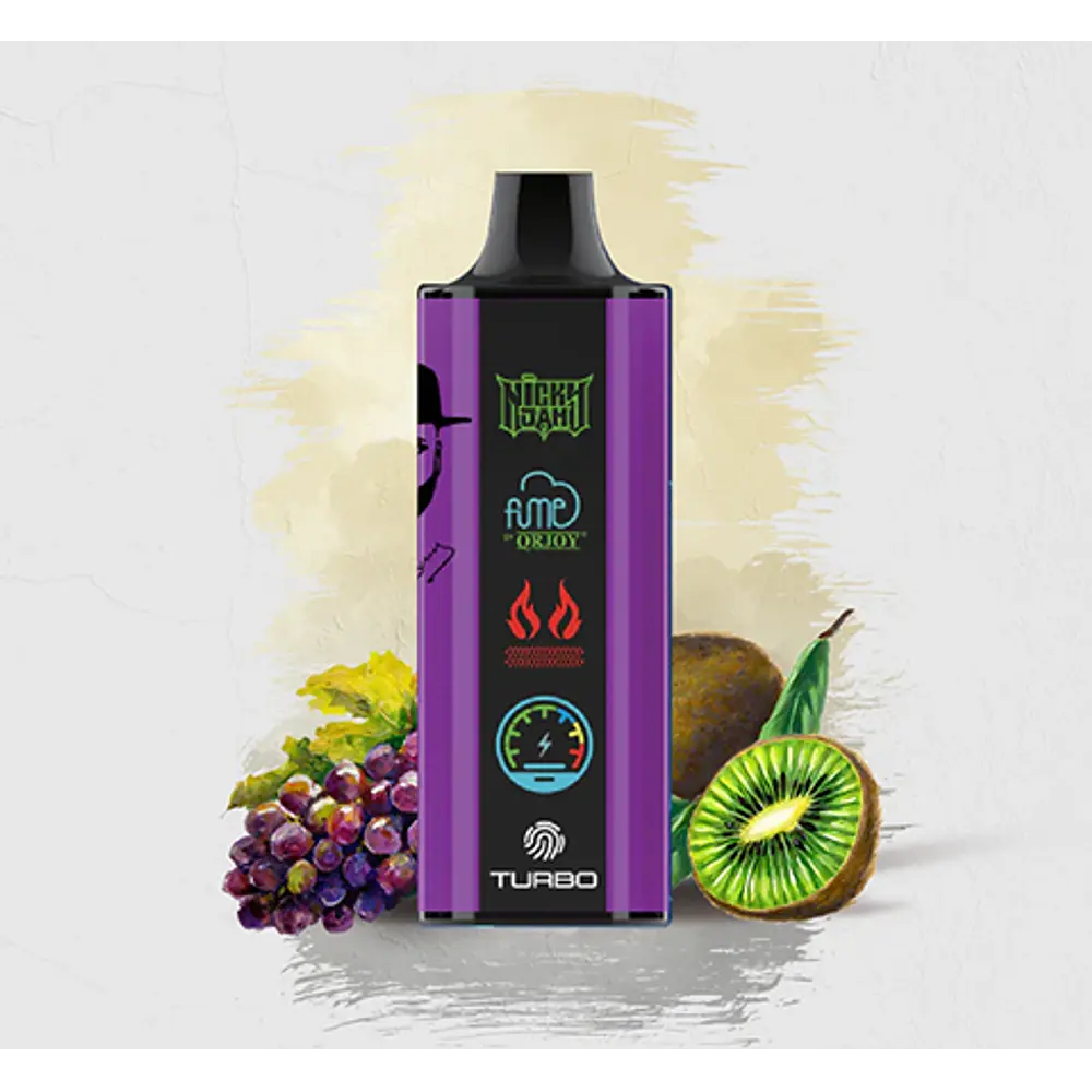 Vape Fume Nicky Jam 15000 Puff 0% Nic Fantasia Fume (Grape, Kiwi)