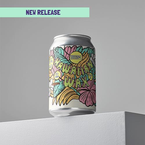 Cerveza Tamango Hawaiian Wax - Doble Hazy IPA con coco 355 ml