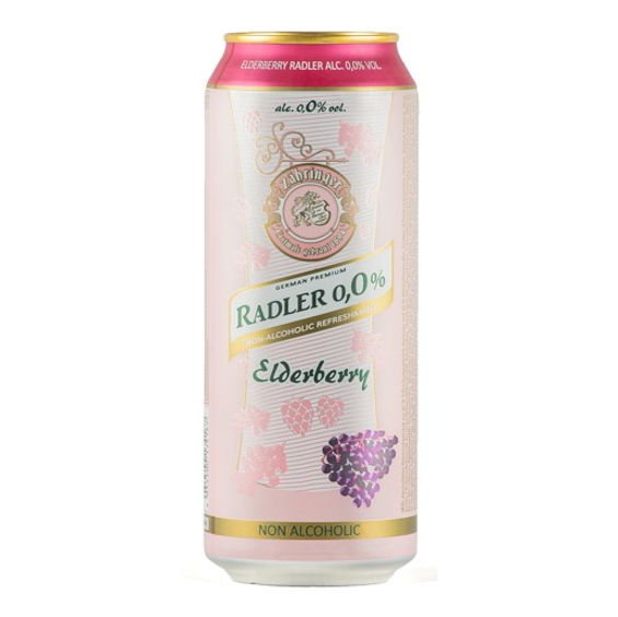 Six Pack Zahringer Radler Elderberry Sin Alcohol 0% 500cc