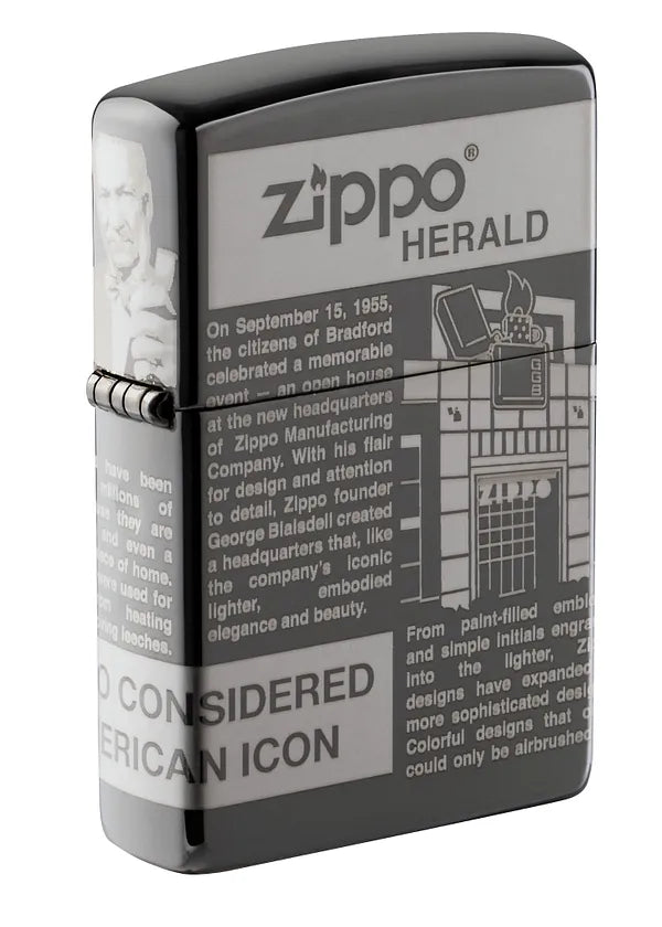 Zippo Newsprint Design Herald